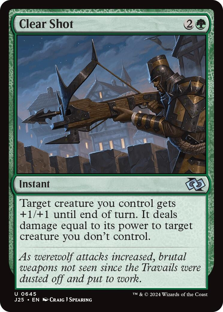 Image for Clear Shot (645) [Foundations Jumpstart] - Magic: The Gathering