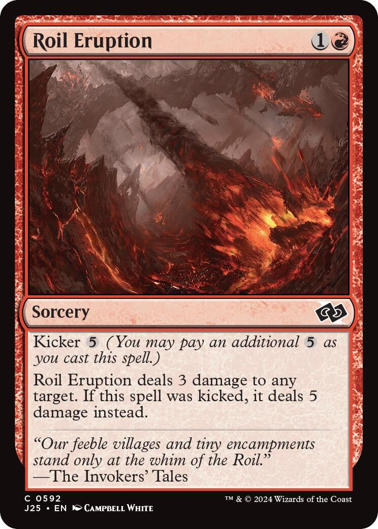 Image for Roil Eruption (592) [Foundations Jumpstart] - Magic: The Gathering