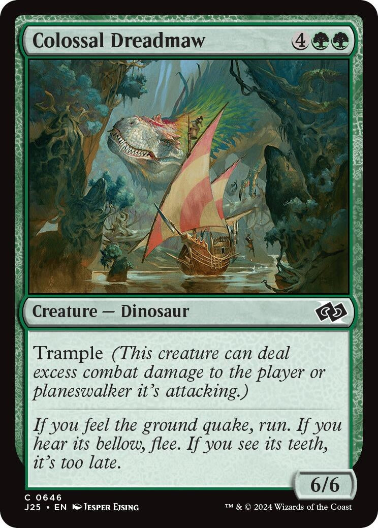 Image for Colossal Dreadmaw (646) [Foundations Jumpstart] - Magic: The Gathering