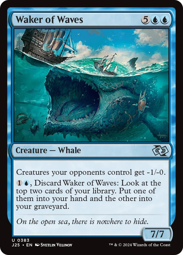 Image for Waker of Waves (383) [Foundations Jumpstart] - Magic: The Gathering