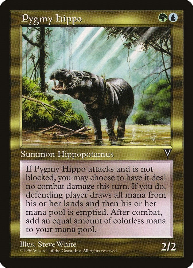 Image for Pygmy Hippo [Visions] - Magic: The Gathering