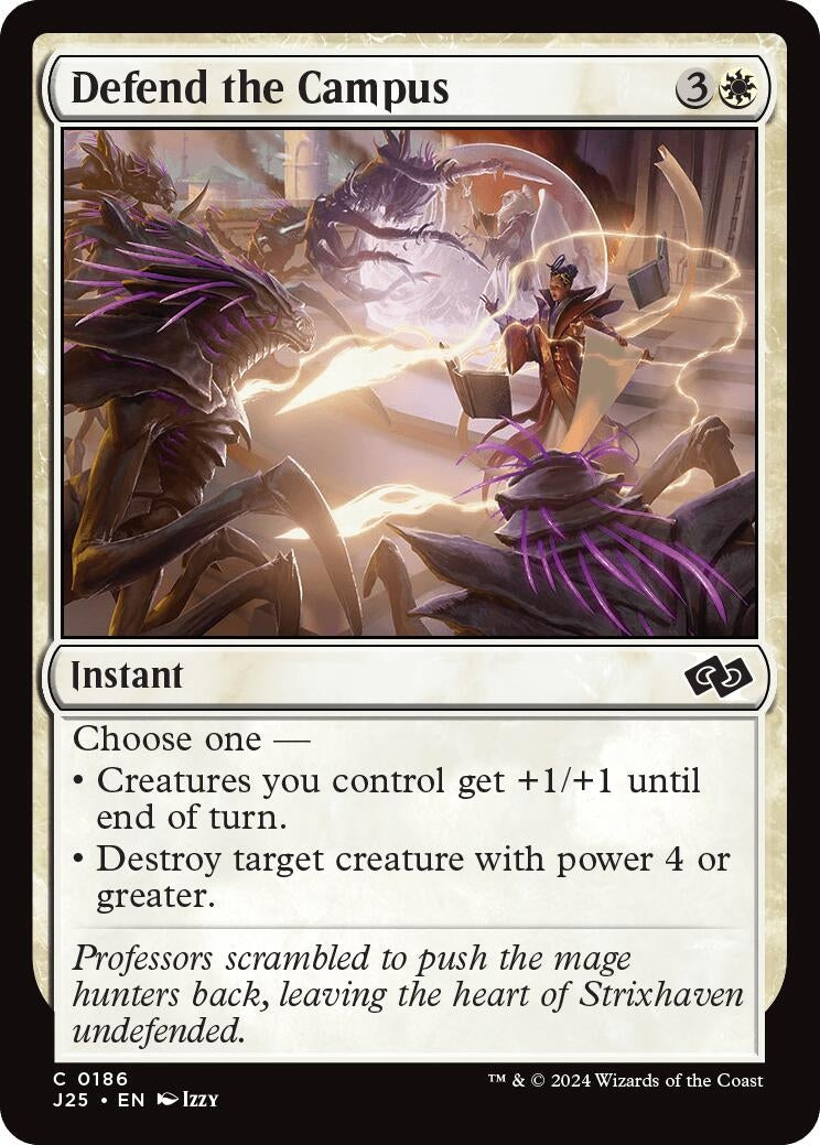 Image for Defend the Campus (186) [Foundations Jumpstart] - Magic: The Gathering