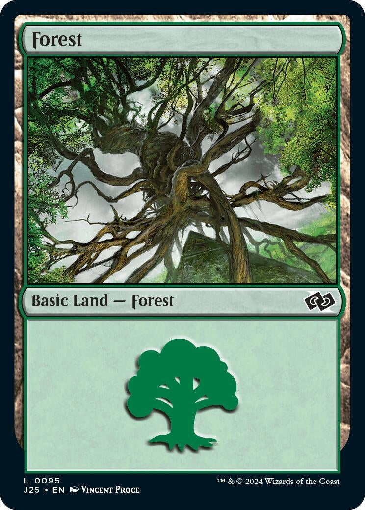 Image for Forest (0095) (95) [Foundations Jumpstart] - Magic: The Gathering