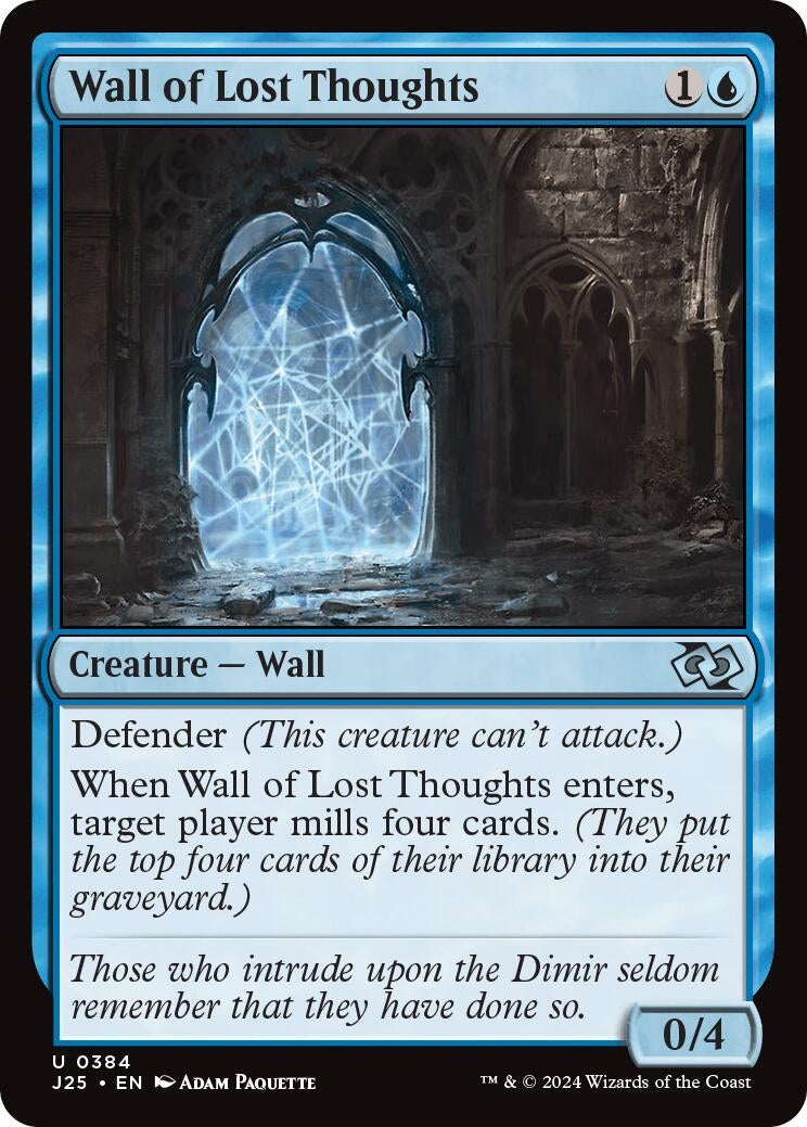 Image for Wall of Lost Thoughts (384) [Foundations Jumpstart] - Magic: The Gathering