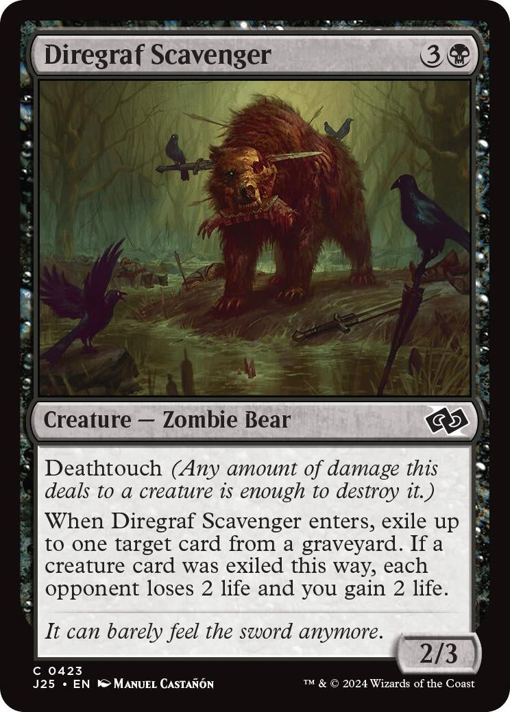 Image for Diregraf Scavenger (423) [Foundations Jumpstart] - Magic: The Gathering