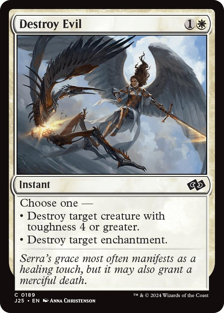 Image for Destroy Evil (189) [Foundations Jumpstart] - Magic: The Gathering