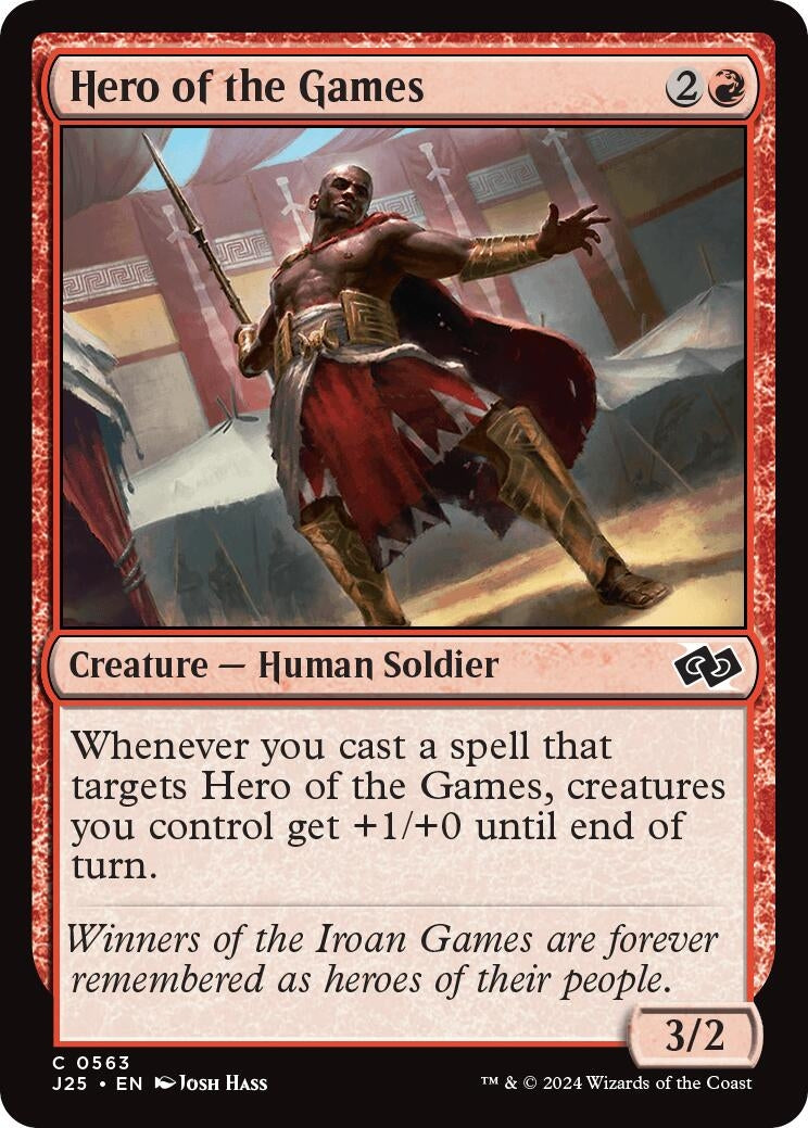 Image for Hero of the Games (563) [Foundations Jumpstart] - Magic: The Gathering