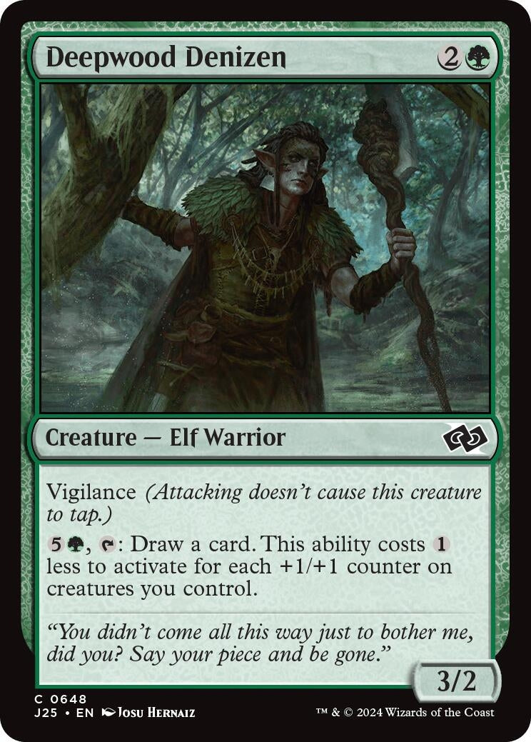Image for Deepwood Denizen (648) [Foundations Jumpstart] - Magic: The Gathering