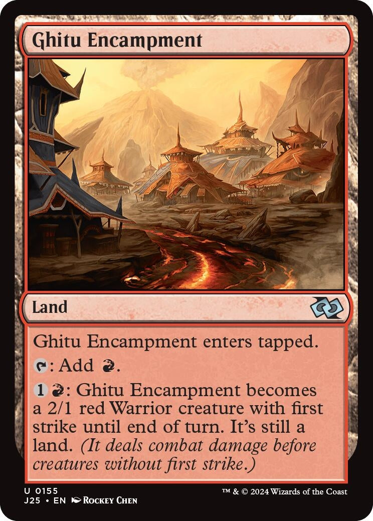 Image for Ghitu Encampment (155) [Foundations Jumpstart] - Magic: The Gathering