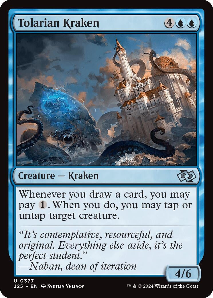 Image for Tolarian Kraken (377) [Foundations Jumpstart] - Magic: The Gathering