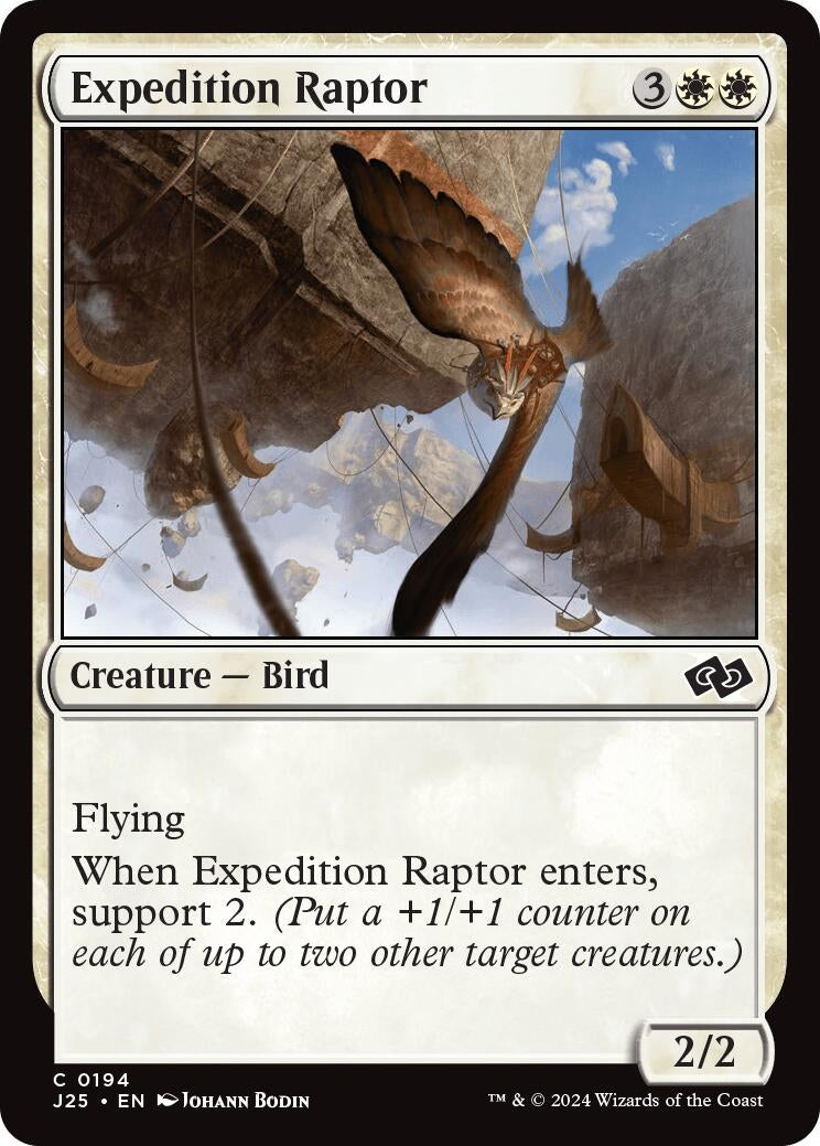 Image for Expedition Raptor (194) [Foundations Jumpstart] - Magic: The Gathering