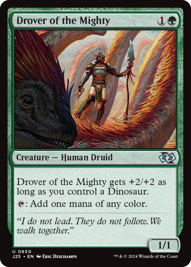 Image for Drover of the Mighty (650) [Foundations Jumpstart] - Magic: The Gathering