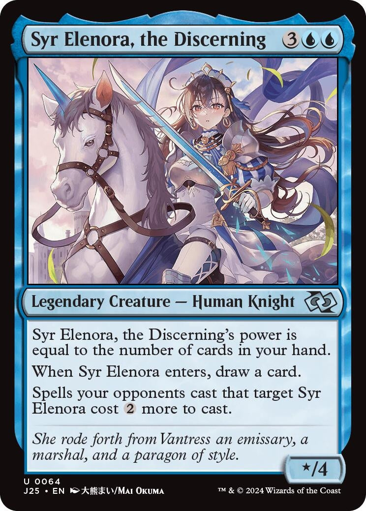 Image for Syr Elenora, the Discerning (Anime) (64) [Foundations Jumpstart] - Magic: The Gathering