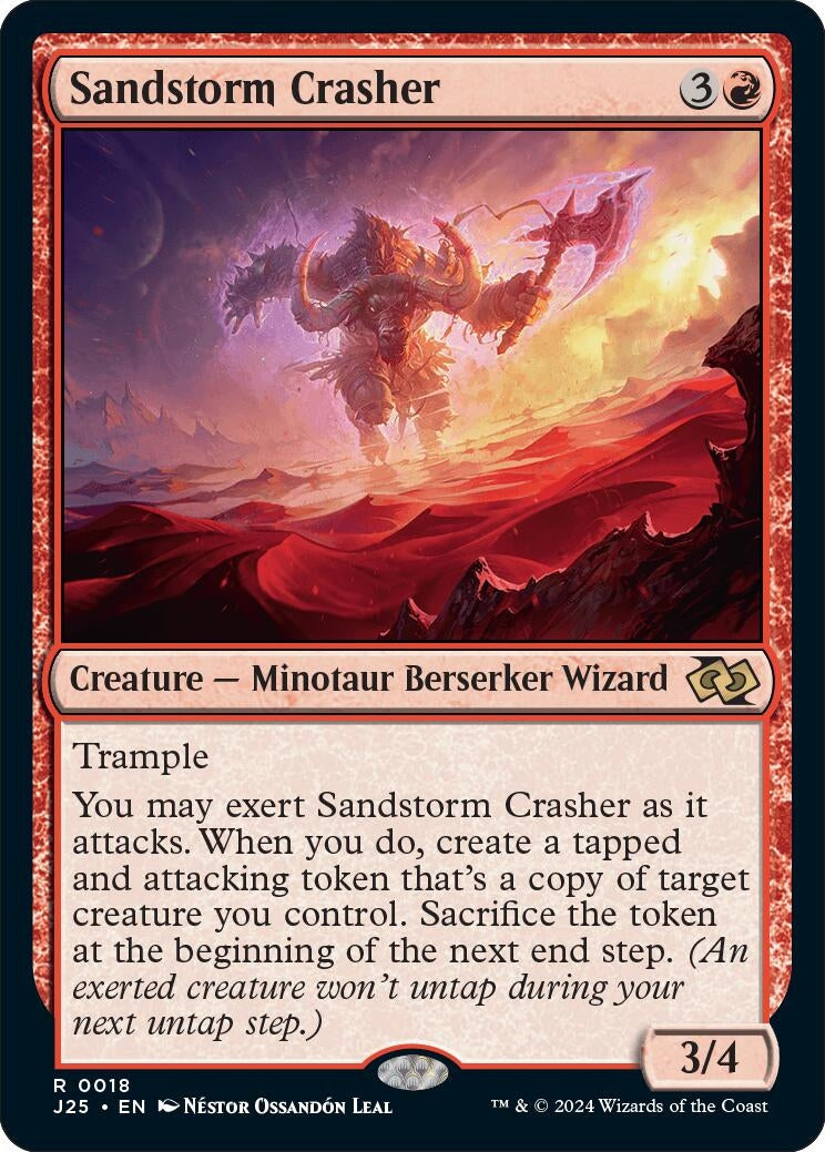 Image for Sandstorm Crasher (18) [Foundations Jumpstart] - Magic: The Gathering