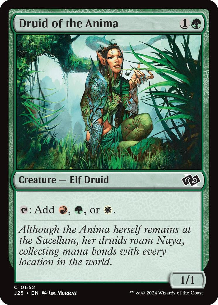 Image for Druid of the Anima (652) [Foundations Jumpstart] - Magic: The Gathering