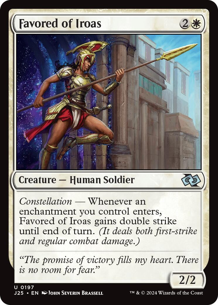 Image for Favored of Iroas (197) [Foundations Jumpstart] - Magic: The Gathering