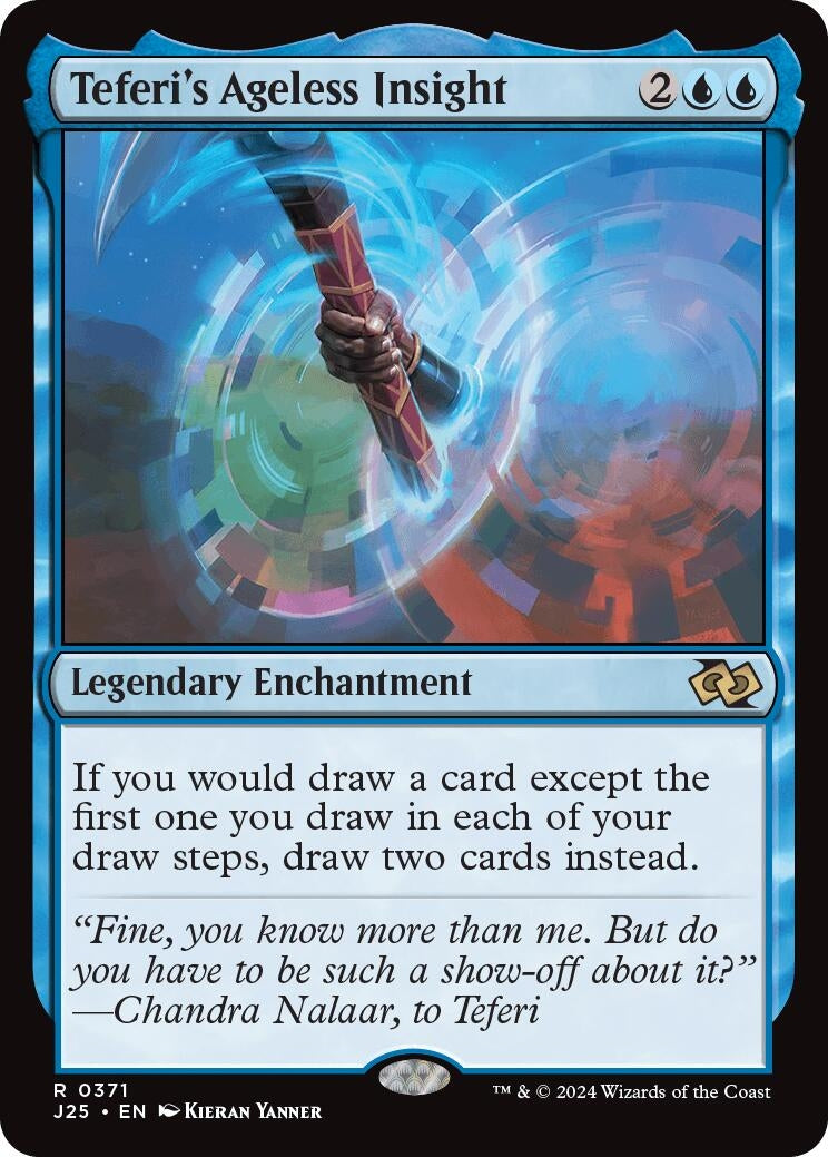Image for Teferi's Ageless Insight (371) [Foundations Jumpstart] - Magic: The Gathering
