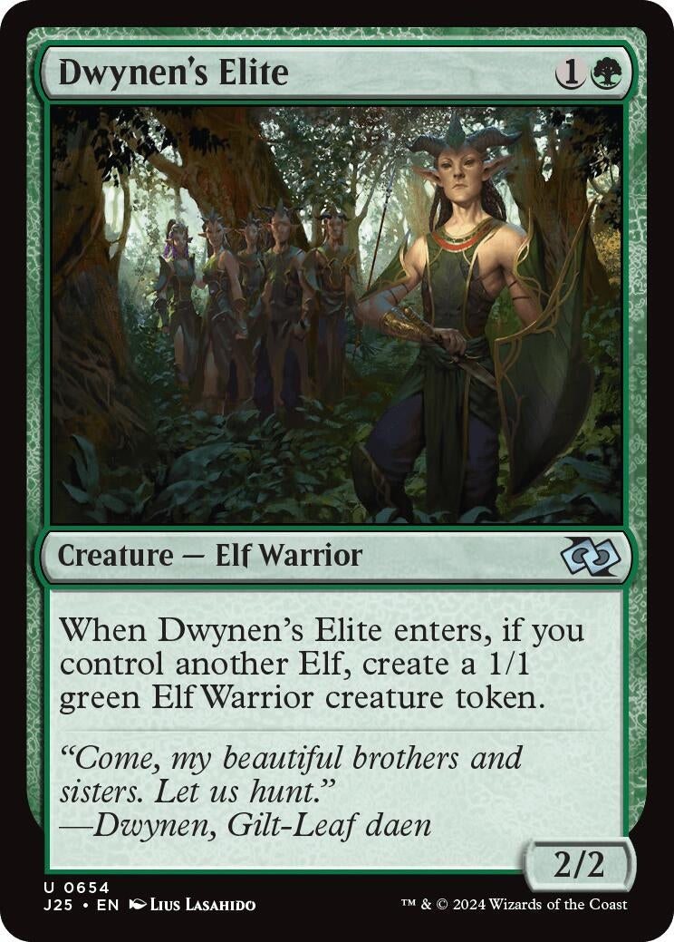 Image for Dwynen's Elite (654) [Foundations Jumpstart] - Magic: The Gathering