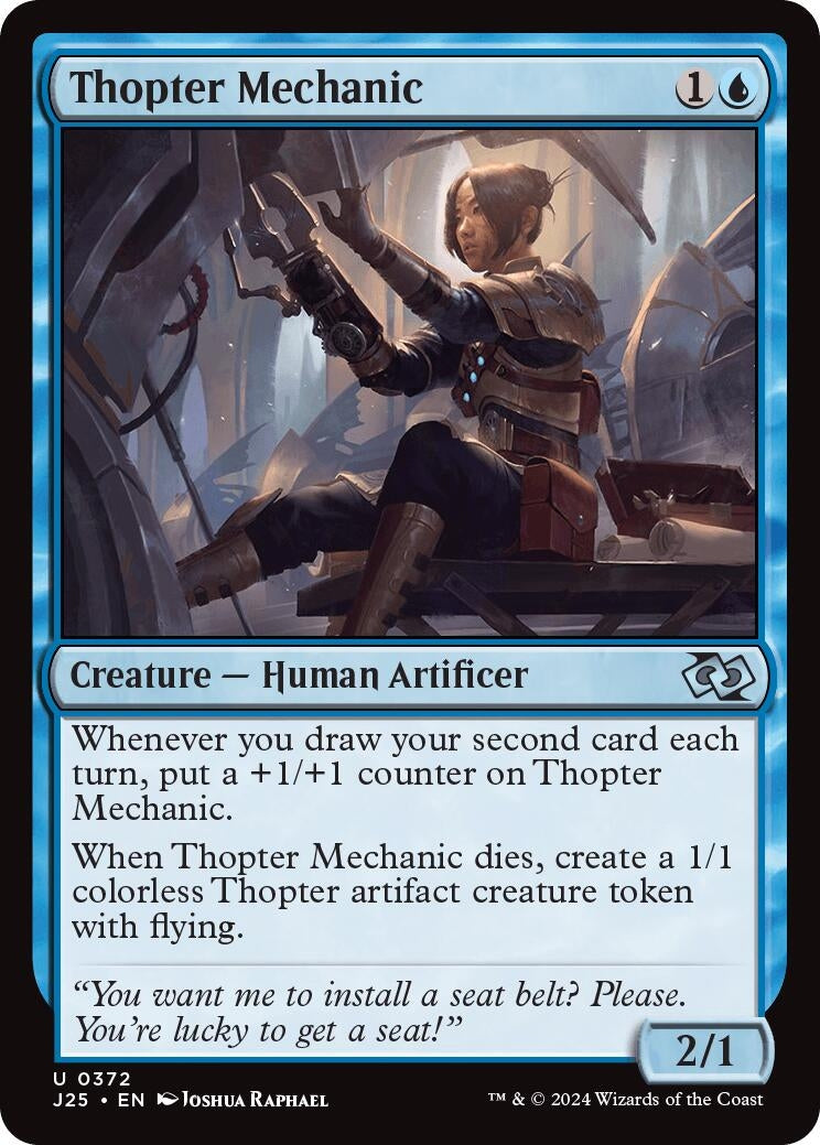 Image for Thopter Mechanic (372) [Foundations Jumpstart] - Magic: The Gathering