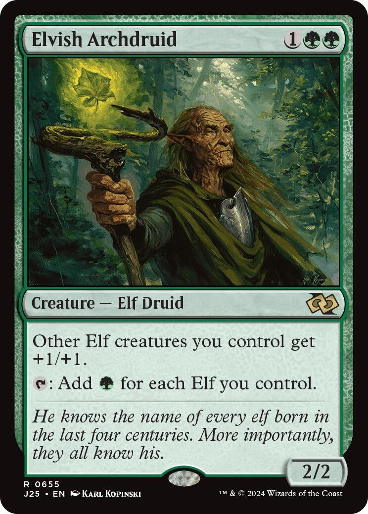 Image for Elvish Archdruid (655) [Foundations Jumpstart] - Magic: The Gathering