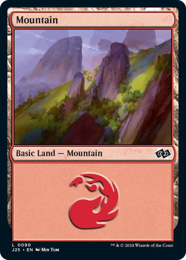 Image for Mountain (0090) (90) [Foundations Jumpstart] - Magic: The Gathering