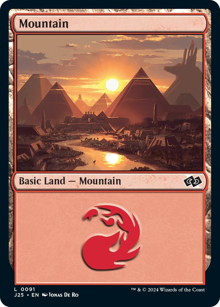 Image for Mountain (0091) (91) [Foundations Jumpstart] - Magic: The Gathering