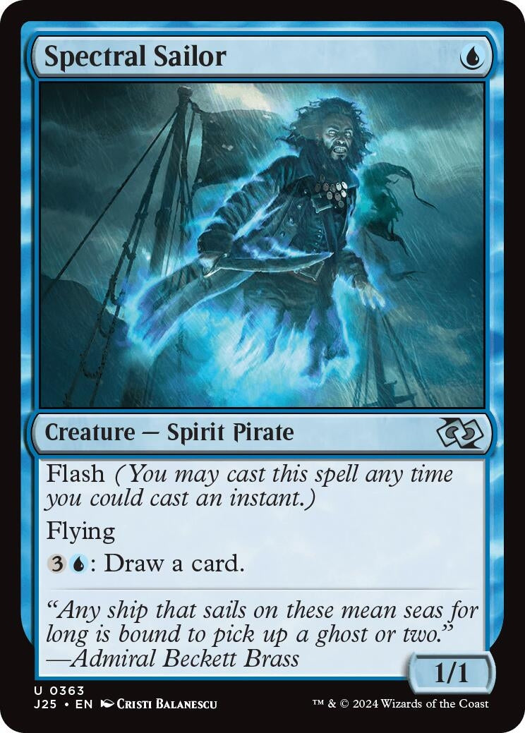 Image for Spectral Sailor (363) [Foundations Jumpstart] - Magic: The Gathering