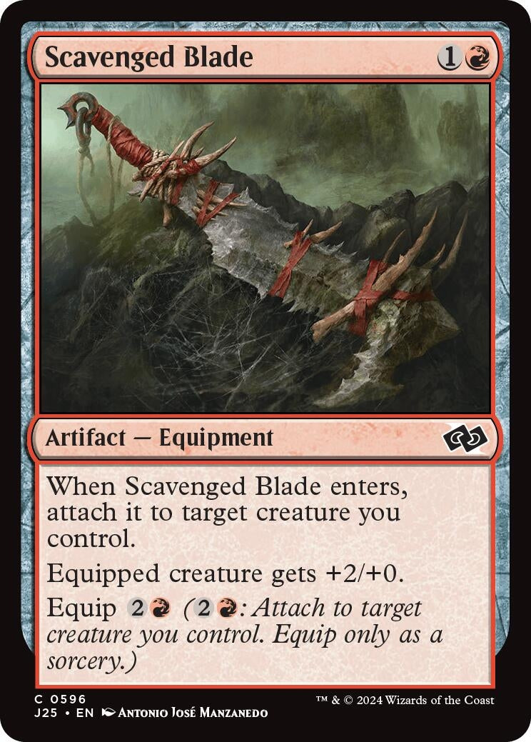 Image for Scavenged Blade (596) [Foundations Jumpstart] - Magic: The Gathering