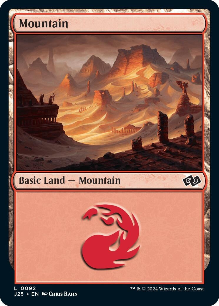 Image for Mountain (0092) (92) [Foundations Jumpstart] - Magic: The Gathering