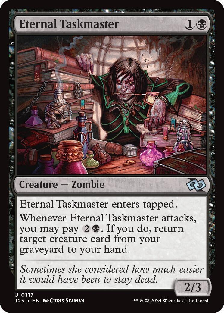 Image for Eternal Taskmaster (117) [Foundations Jumpstart] - Magic: The Gathering