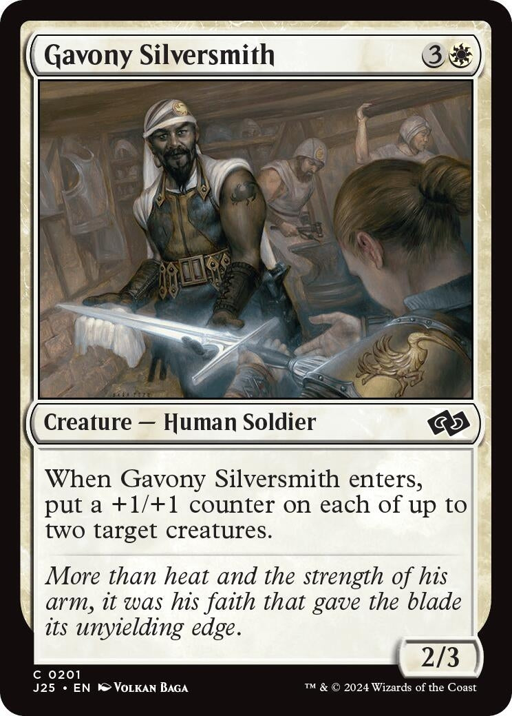 Image for Gavony Silversmith (201) [Foundations Jumpstart] - Magic: The Gathering