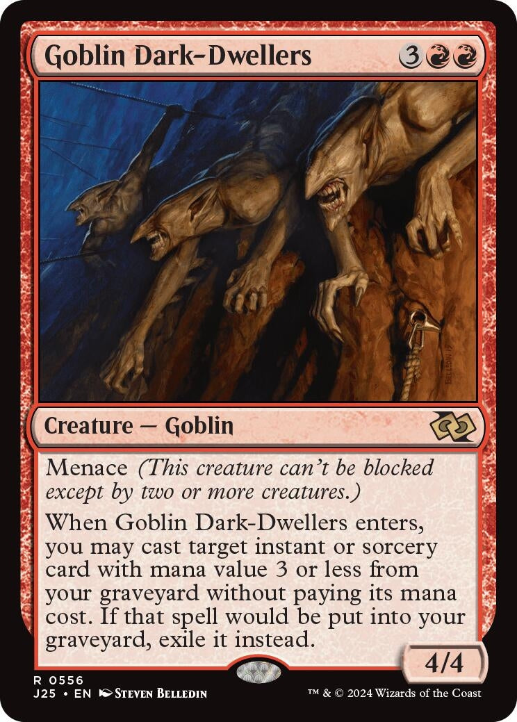 Image for Goblin Dark-Dwellers (556) [Foundations Jumpstart] - Magic: The Gathering