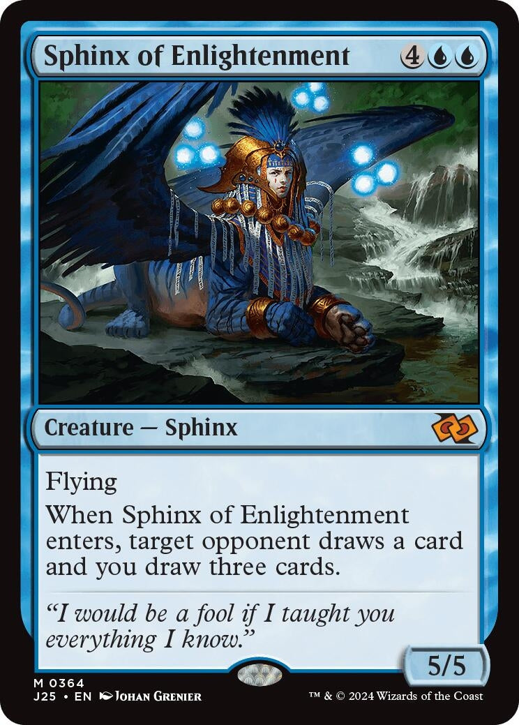 Image for Sphinx of Enlightenment (364) [Foundations Jumpstart] - Magic: The Gathering
