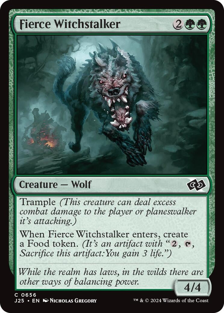 Image for Fierce Witchstalker (656) [Foundations Jumpstart] - Magic: The Gathering