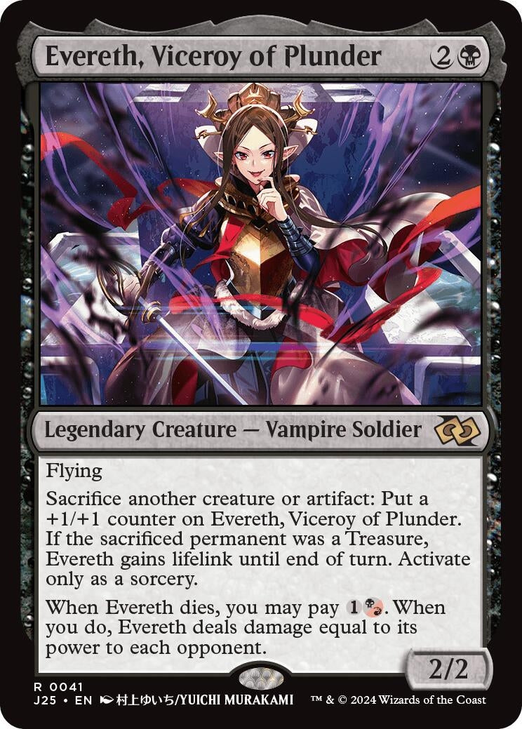 Image for Evereth, Viceroy of Plunder (Anime) (41) [Foundations Jumpstart] - Magic: The Gathering