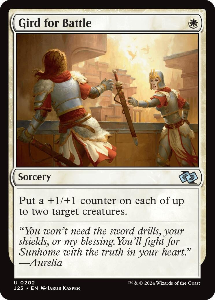Image for Gird for Battle (202) [Foundations Jumpstart] - Magic: The Gathering