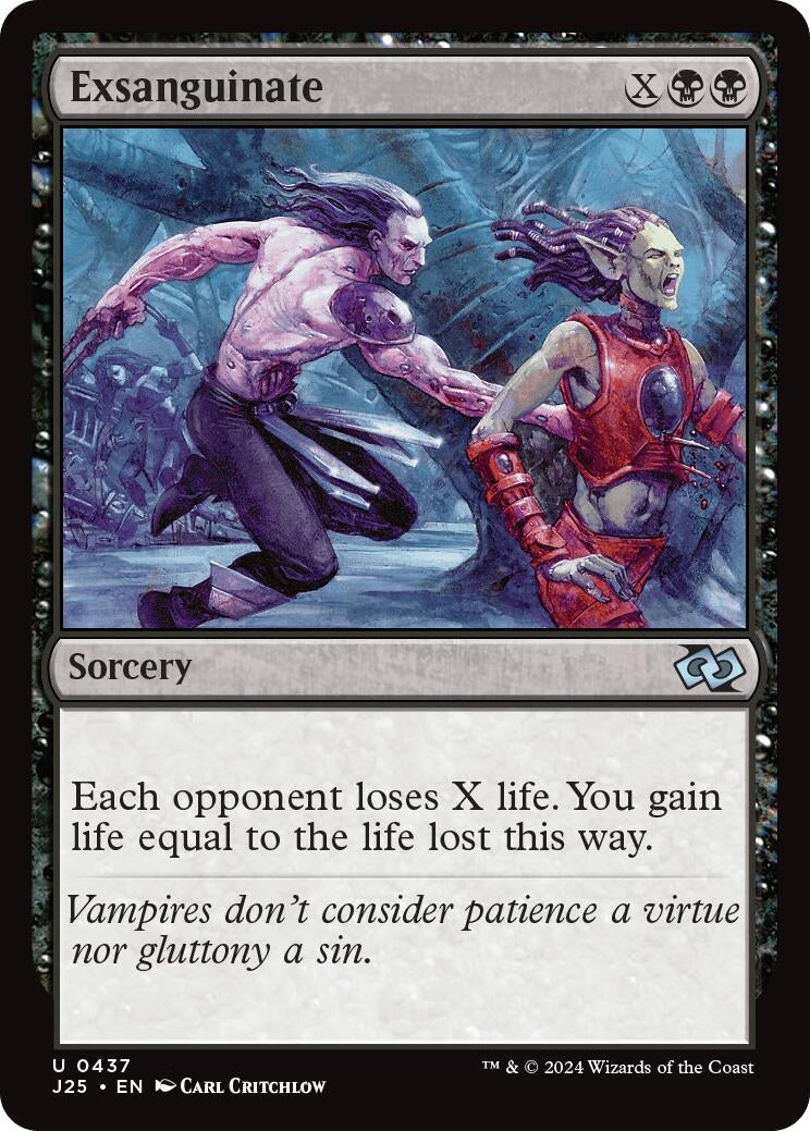 Image for Exsanguinate (437) [Foundations Jumpstart] - Magic: The Gathering