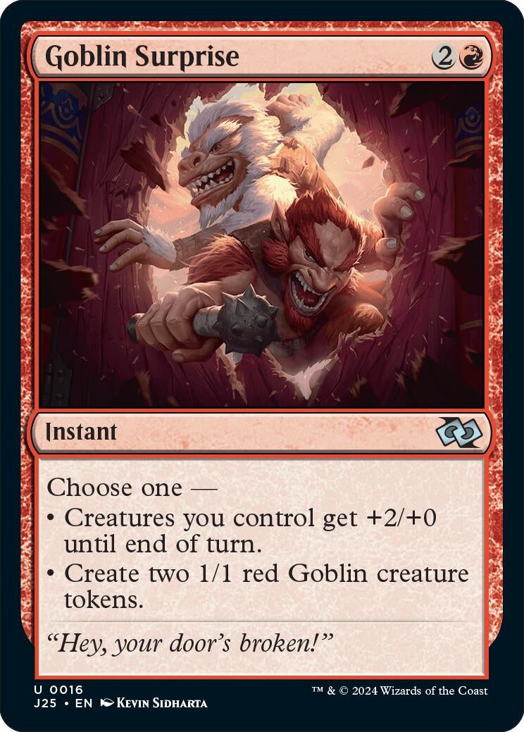 Image for Goblin Surprise (16) [Foundations Jumpstart] - Magic: The Gathering