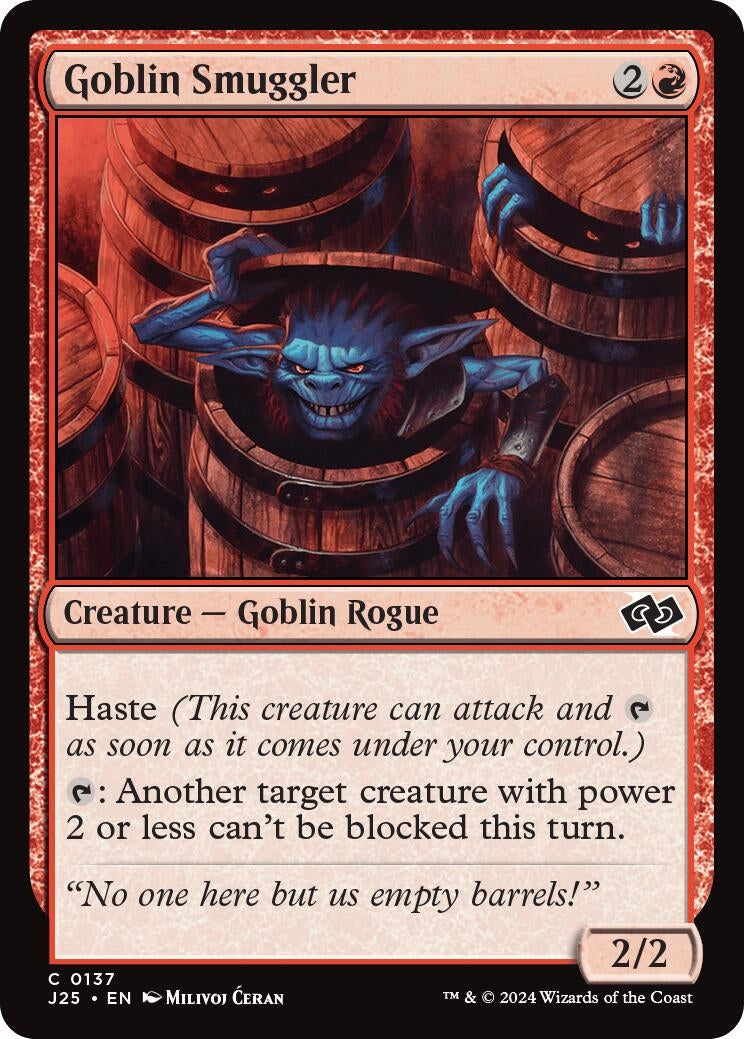 Image for Goblin Smuggler (137) [Foundations Jumpstart] - Magic: The Gathering