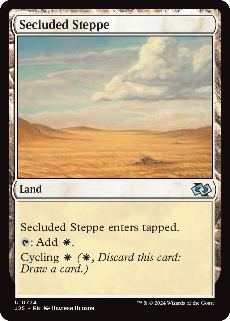 Image for Secluded Steppe (774) [Foundations Jumpstart] - Magic: The Gathering