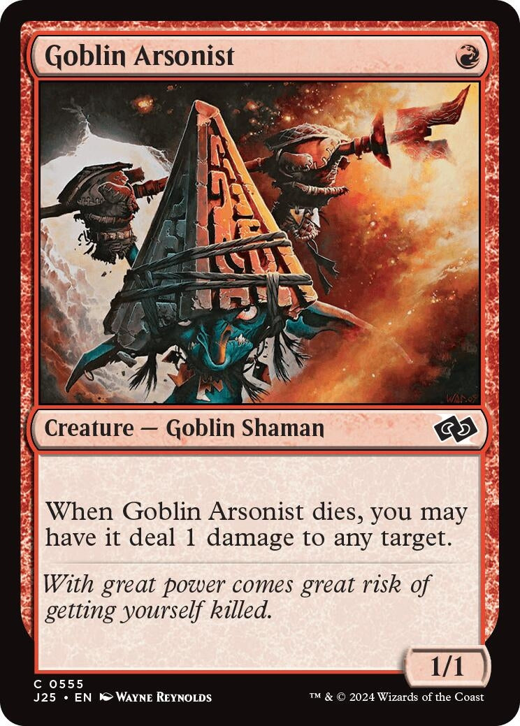 Image for Goblin Arsonist (555) [Foundations Jumpstart] - Magic: The Gathering