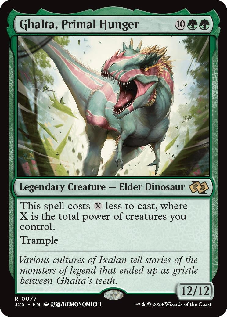 Image for Ghalta, Primal Hunger (Anime) (77) [Foundations Jumpstart] - Magic: The Gathering