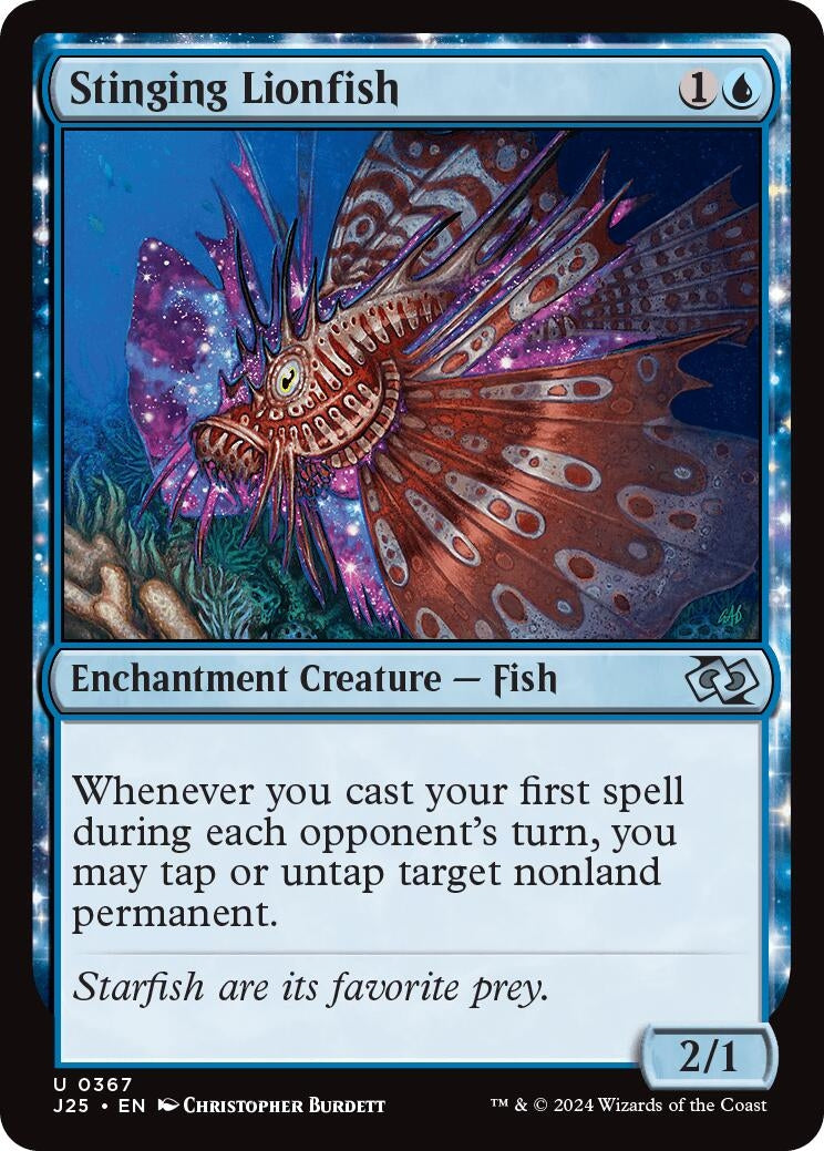 Image for Stinging Lionfish (367) [Foundations Jumpstart] - Magic: The Gathering