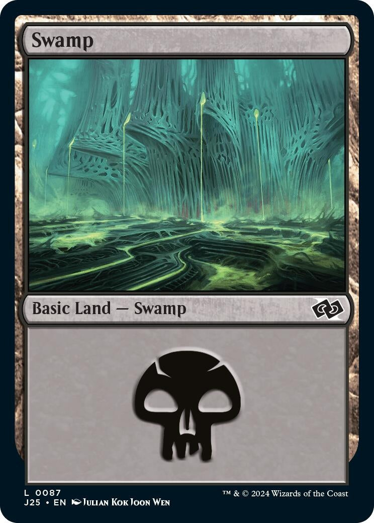Image for Swamp (0087) (87) [Foundations Jumpstart] - Magic: The Gathering