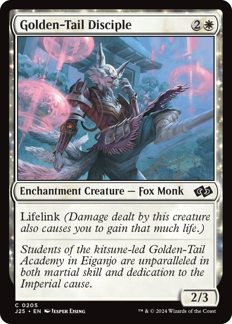 Image for Golden-Tail Disciple (205) [Foundations Jumpstart] - Magic: The Gathering