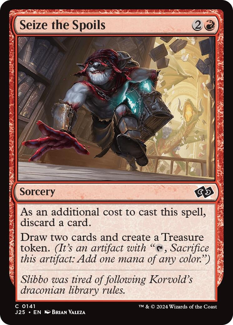Image for Seize the Spoils (141) [Foundations Jumpstart] - Magic: The Gathering