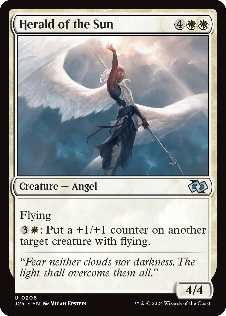 Image for Herald of the Sun (206) [Foundations Jumpstart] - Magic: The Gathering