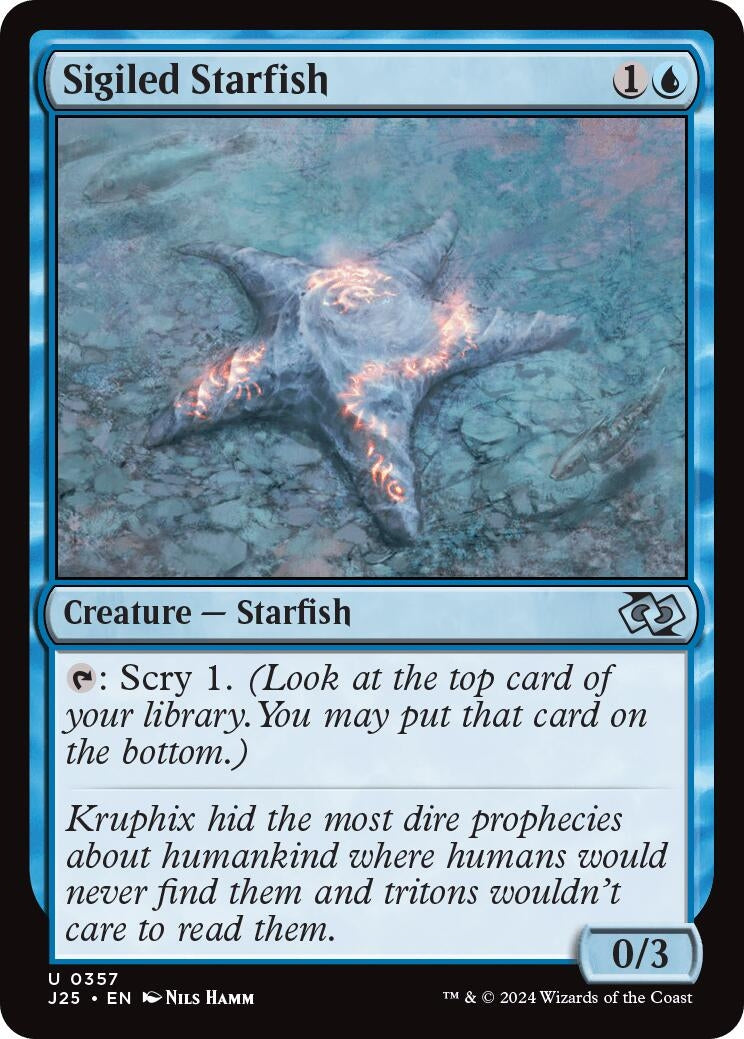 Image for Sigiled Starfish (357) [Foundations Jumpstart] - Magic: The Gathering