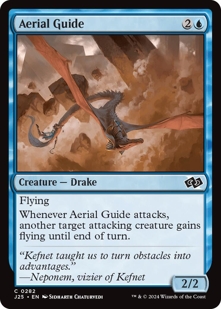 Image for Aerial Guide (282) [Foundations Jumpstart] - Magic: The Gathering