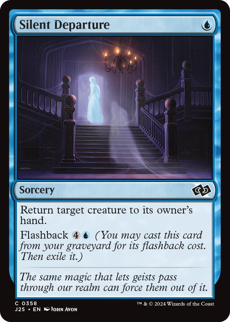 Image for Silent Departure (358) [Foundations Jumpstart] - Magic: The Gathering